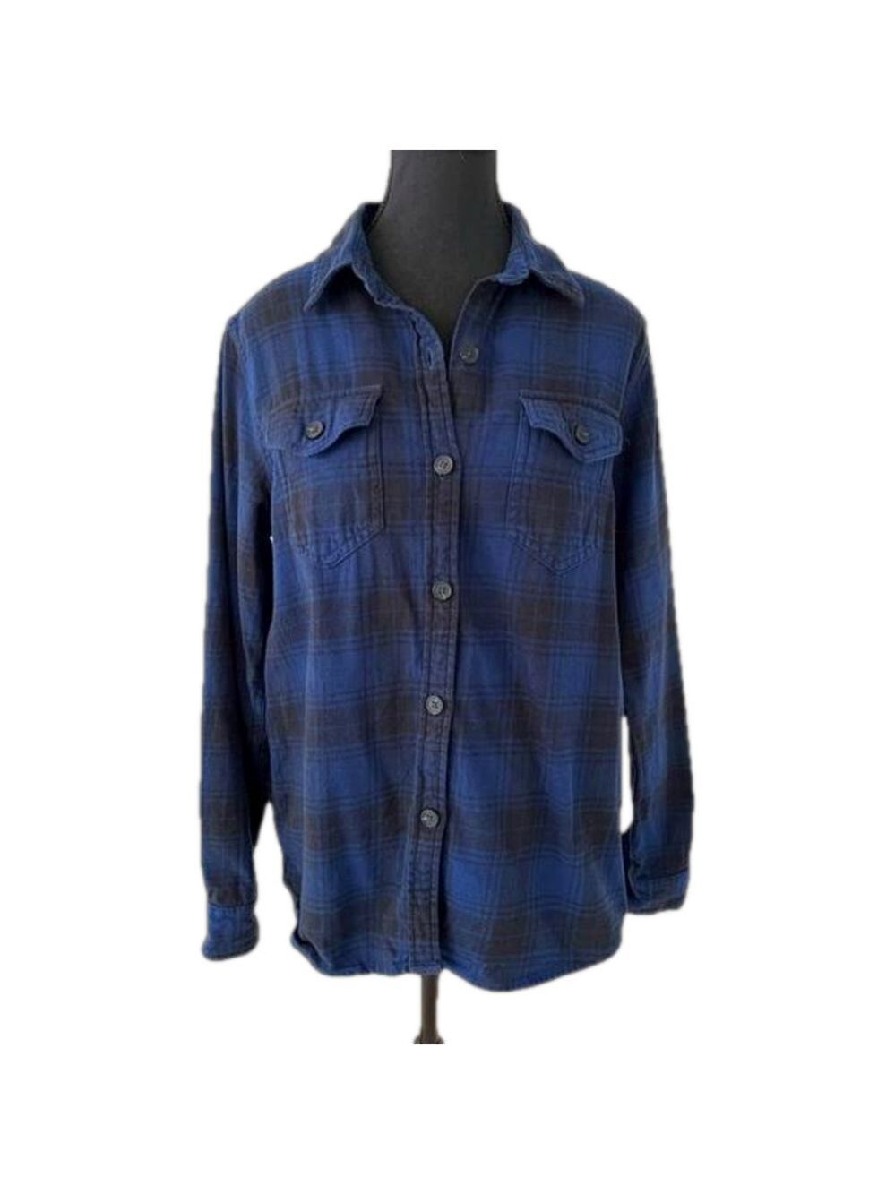TILLEY Womens Flannel Shirt 100% Cotton Plaid Outdoors Cabincore Casual Cozy